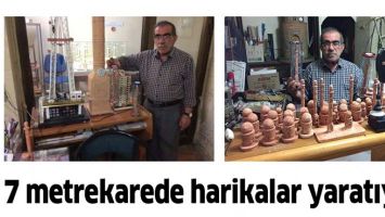 7 METREKAREDE HARİKALAR YARATIYOR
