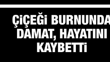 &Ccedil;İ&Ccedil;EĞİ BURNUNDA DAMAT, HAYATINI KAYBETTİ