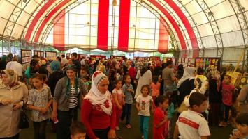 HALI SAHADA RESİM SERGİLEDİLER