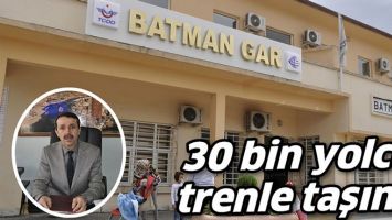 30 BİN YOLCU, TRENLE TAŞINDI