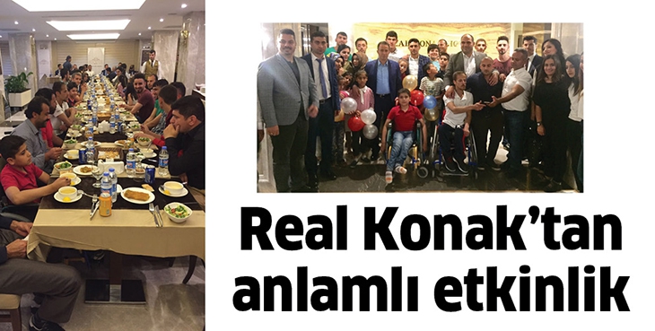 REAL KONAK&rsquo;TAN ANLAMLI ETKİNLİK