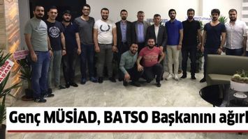 GEN&Ccedil; M&Uuml;SİAD, BATSO BAŞKANINI AĞIRLADI