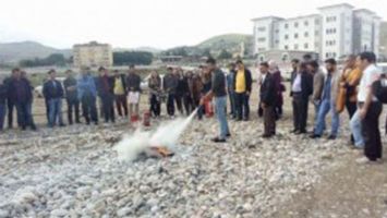 YANGIN EKİBİ OKULLARDA&hellip;