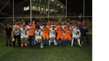 BELEDİYE EKİPLERİ FUTBOLDA YARIŞTI