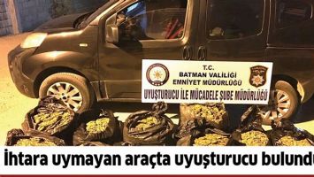 İHTARA UYMAYAN ARA&Ccedil;TA UYUŞTURUCU BULUNDU