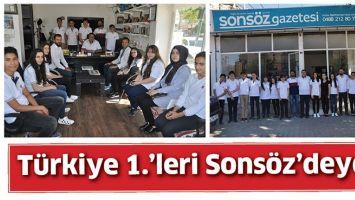 T&Uuml;RKİYE 1.&rsquo;LERİ SONS&Ouml;Z&rsquo;DEYDİ