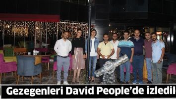 GEZEGENLERİ DAVİD PEOPLE&rsquo;DE İZLEDİLER&hellip;