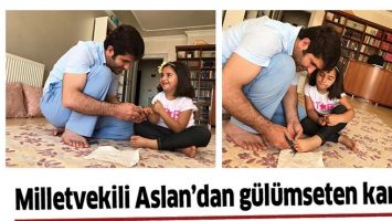 MİLLETVEKİLİ ASLAN&rsquo;DAN G&Uuml;L&Uuml;MSETEN KARE