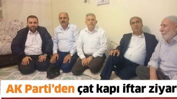 AK PARTİ&rsquo;DEN &Ccedil;AT KAPI İFTAR ZİYARETİ