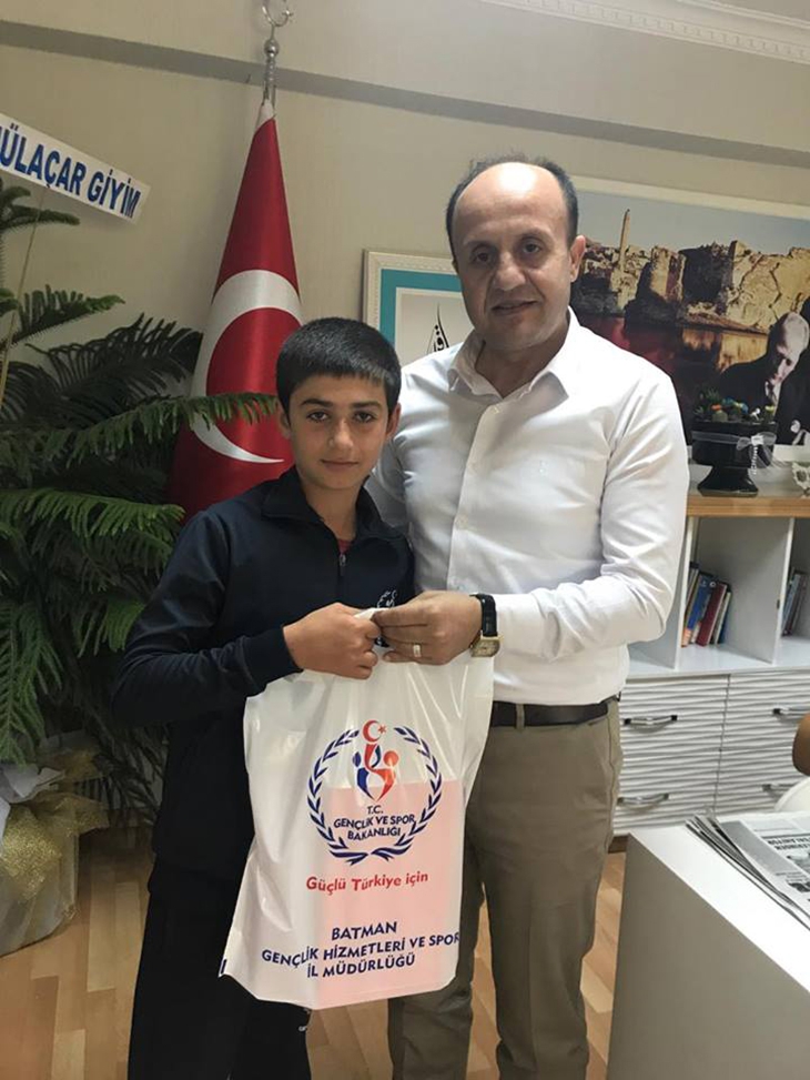 EREN, MİLLİ SPORCUYU AĞIRLADI