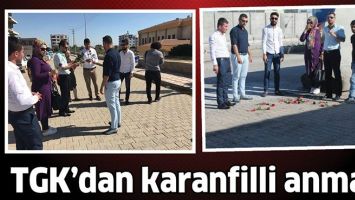 TGK&rsquo;DAN KARANFİLLİ ANMA&hellip;