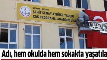 ADI, HEM OKULDA HEM SOKAKTA YAŞATILACAK