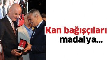 KAN BAĞIŞ&Ccedil;ILARINA MADALYA&hellip;