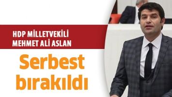 HDP&rsquo;Lİ ASLAN SERBEST BIRAKILDI