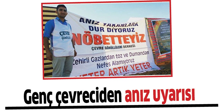 GEN&Ccedil; &Ccedil;EVRECİDEN ANIZ UYARISI