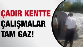 &Ccedil;ADIR KENTTE &Ccedil;ALIŞMALAR TAM GAZ!