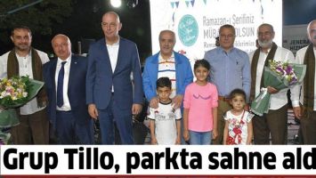 GRUP TİLLO, PARKTA SAHNE ALDI&hellip;