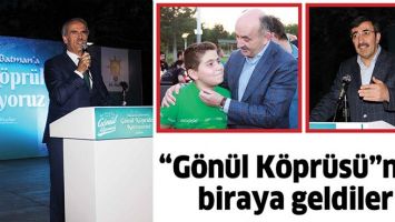 &ldquo;G&Ouml;N&Uuml;L K&Ouml;PR&Uuml;S&Uuml;&rdquo;NDE BİRAYA GELDİLER