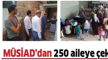 M&Uuml;SİAD&rsquo;DAN 250 AİLEYE &Ccedil;EK&hellip;