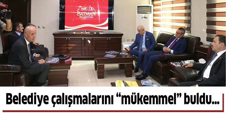 BELEDİYE &Ccedil;ALIŞMALARINI &ldquo;M&Uuml;KEMMEL&rdquo; BULDU&hellip;