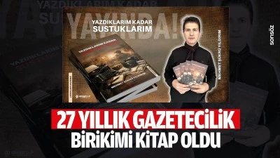 27 yıllık gazetecilik birikimi kitap oldu