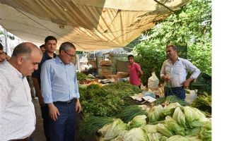VALİ, SEMT PAZARINDA&hellip;