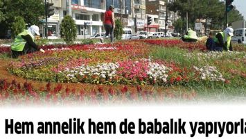 HEM ANNELİK HEM DE BABALIK YAPIYORLAR&hellip;