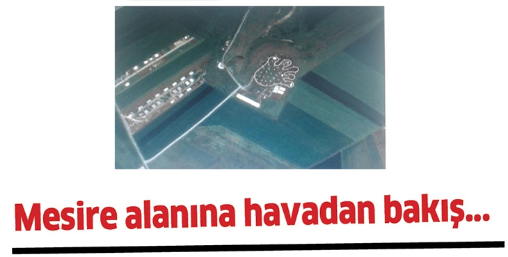 MESİRE ALANINA HAVADAN BAKIŞ...