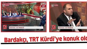 BARDAK&Ccedil;I, TRT K&Uuml;RDİ&rsquo;YE KONUK OLDU