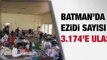 BATMAN&rsquo;DA EZİDİ SAYISI 3.174&rsquo;E ULAŞTI