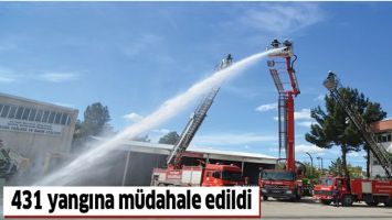 431 YANGINA M&Uuml;DAHALE EDİLDİ