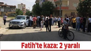 FATİH&rsquo;TE KAZA: 2 YARALI