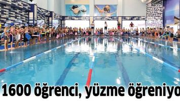 1600 &Ouml;ĞRENCİ, Y&Uuml;ZME &Ouml;ĞRENİYOR...