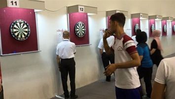 16 &Ouml;ĞRENCİ, DART TAHTASINDA YARIŞTI