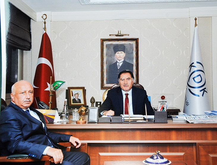 REKT&Ouml;R, BAŞDENET&Ccedil;İYİ ZİYARET ETTİ