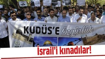 İSRAİL&rsquo;İ KINADILAR!