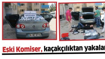 ESKİ KOMİSER, KA&Ccedil;AK&Ccedil;ILIKTAN YAKALANDI!