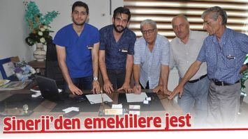SİNERJİ&rsquo;DEN EMEKLİLERE JEST