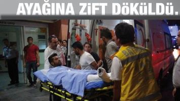 AYAĞINA ZİFT D&Ouml;K&Uuml;LD&Uuml;&hellip;
