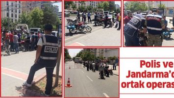 POLİS VE JANDARMA&rsquo;DAN ORTAK OPERASYON
