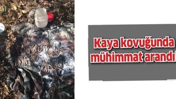 KAYA KOVUĞUNDA M&Uuml;HİMMAT ARANDI!