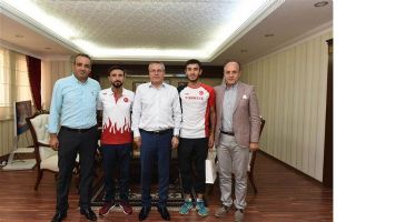 VALİ, BALKAN İKİNCİSİ&rsquo;Nİ AĞIRLADI