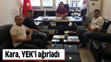 KARA, YEK&rsquo;İ AĞIRLADI