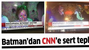 BATMAN&rsquo;DAN CNN&rsquo;E SERT TEPKİ!