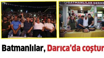 BATMANLILAR, DARICA&rsquo;DA COŞTURDU