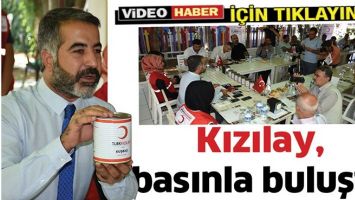 KIZILAY, BASINLA BULUŞTU