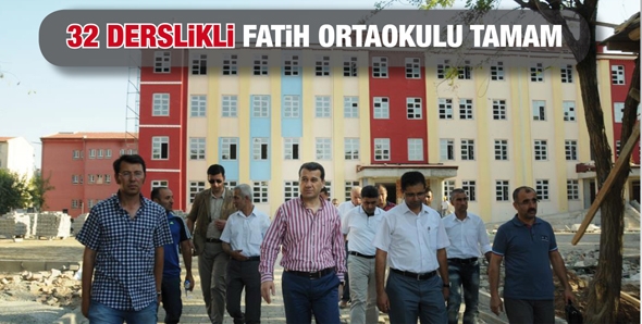 32 DERSLİKLİ FATİH ORTAOKULU TAMAM