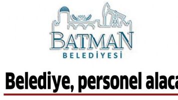 BELEDİYE, PERSONEL ALACAK
