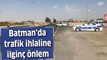 TRAFİK İHLALİNE İLGİN&Ccedil; &Ouml;NLEM