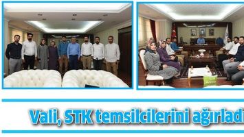 VALİ, STK TEMSİLCİLERİNİ AĞIRLADI